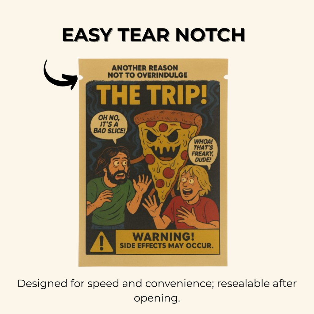 Smell-Proof Mylar Bags 7×10cm – Midnight Horror Comic Collection