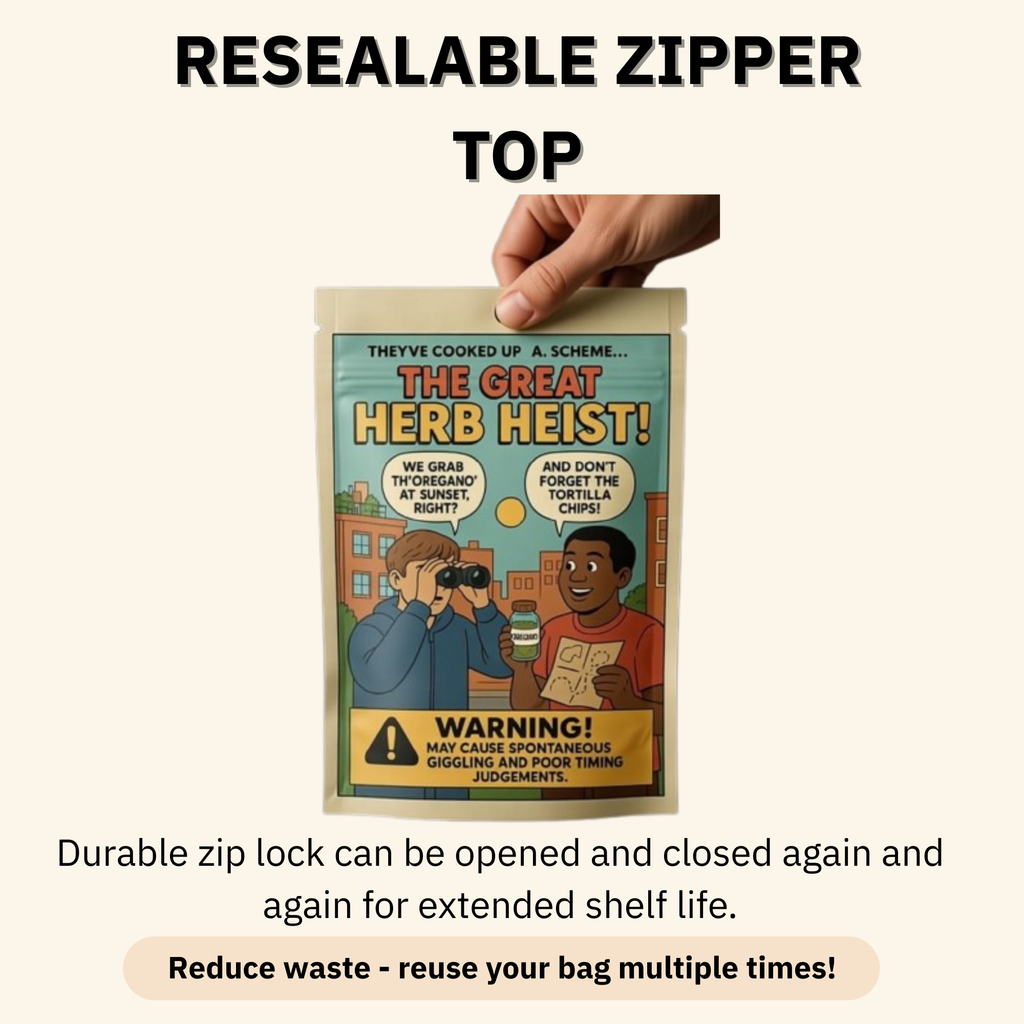 Smell-Proof Mylar Bags 7×10cm – Snack Ops Cartoon Series