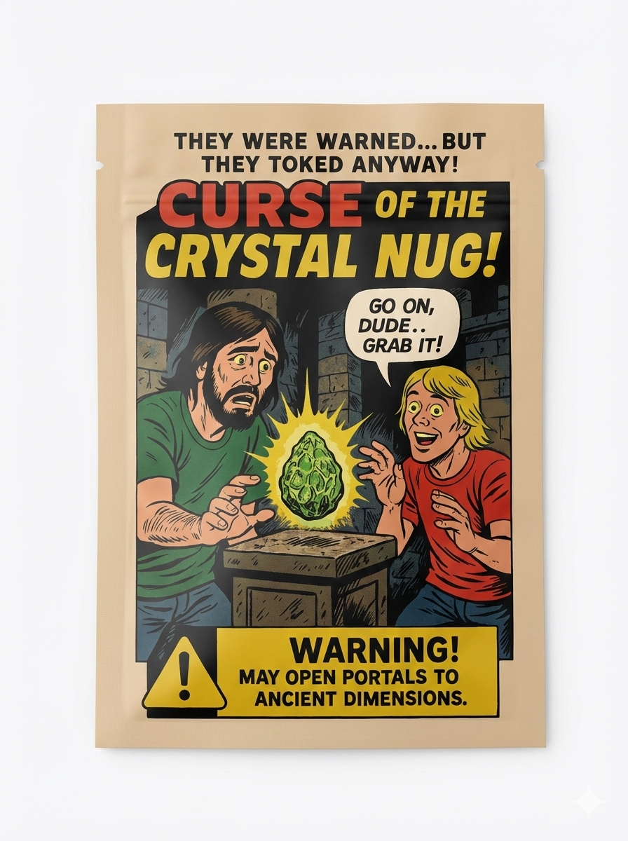 Smell-Proof Mylar Bags 7×10cm – Sci-Fi Horror Comic Collection | Midnight Horror Vol. II