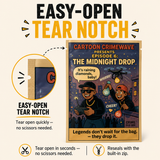 Smell-Proof Mylar Bags 7×10cm – Cartoon Crimewave