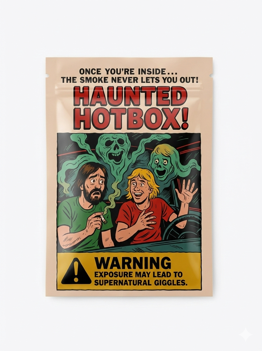 Smell-Proof Mylar Bags 7×10cm – Midnight Horror Comic Collection
