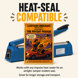 Smell-Proof Mylar Bags 7×10cm – Cartoon Crimewave