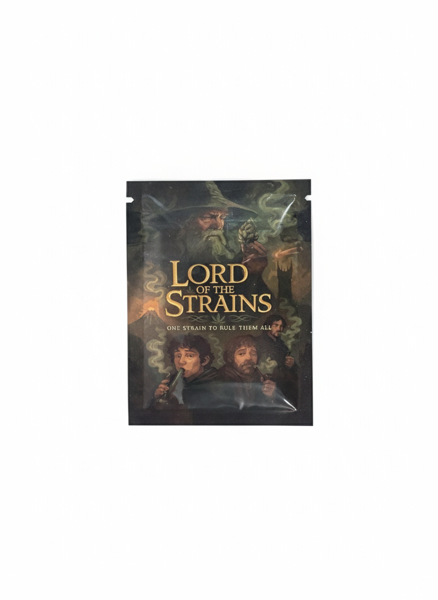 Smell-Proof Mylar Bags 7×10cm – Lord of the Strains