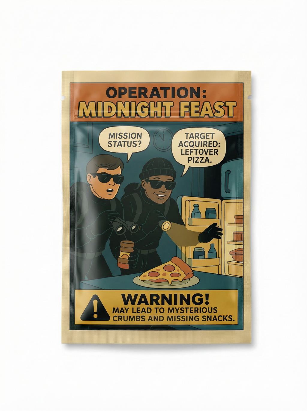 Smell-Proof Mylar Bags 7×10cm – Snack Ops Cartoon Series