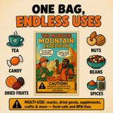 Smell-Proof Mylar Bags 7×10cm – Snacklore Series