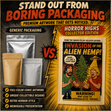 Smell-Proof Mylar Bags 7×10cm – Horror Highs