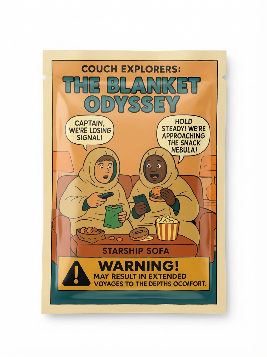 Smell-Proof Mylar Bags 7×10cm – Snack Ops Cartoon Series