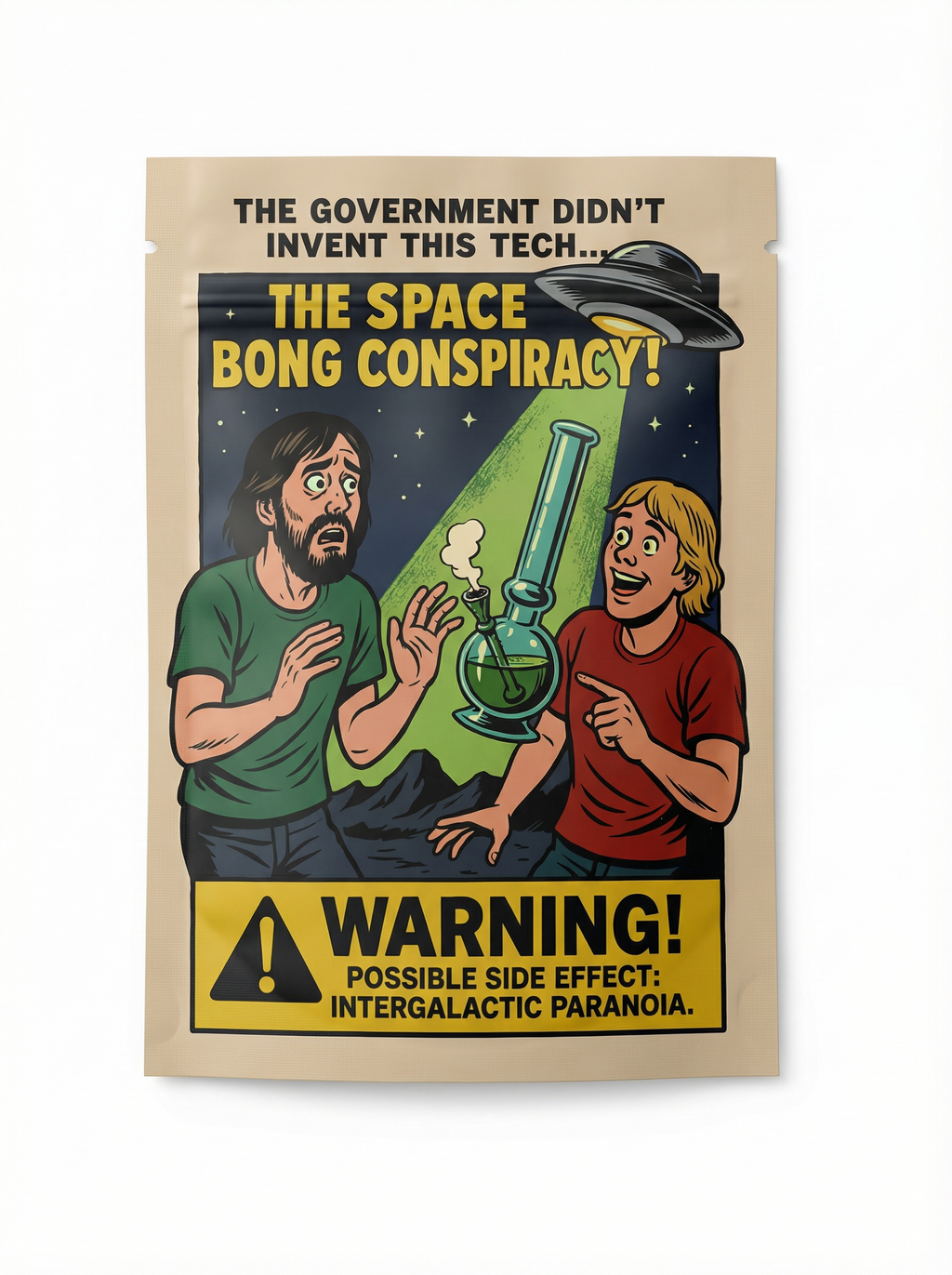 Smell-Proof Mylar Bags 7×10cm – Sci-Fi Horror Comic Collection | Midnight Horror Vol. II