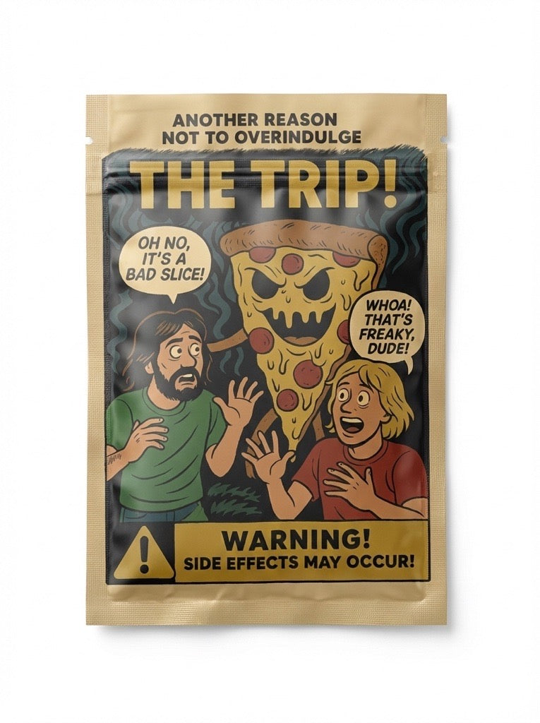 Smell-Proof Mylar Bags 7×10cm – Midnight Horror Comic Collection
