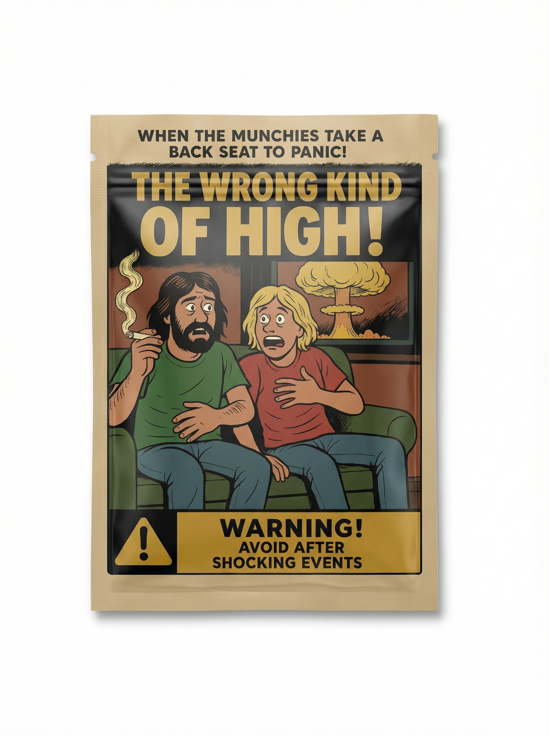 Smell-Proof Mylar Bags 7×10cm – Midnight Horror Comic Collection