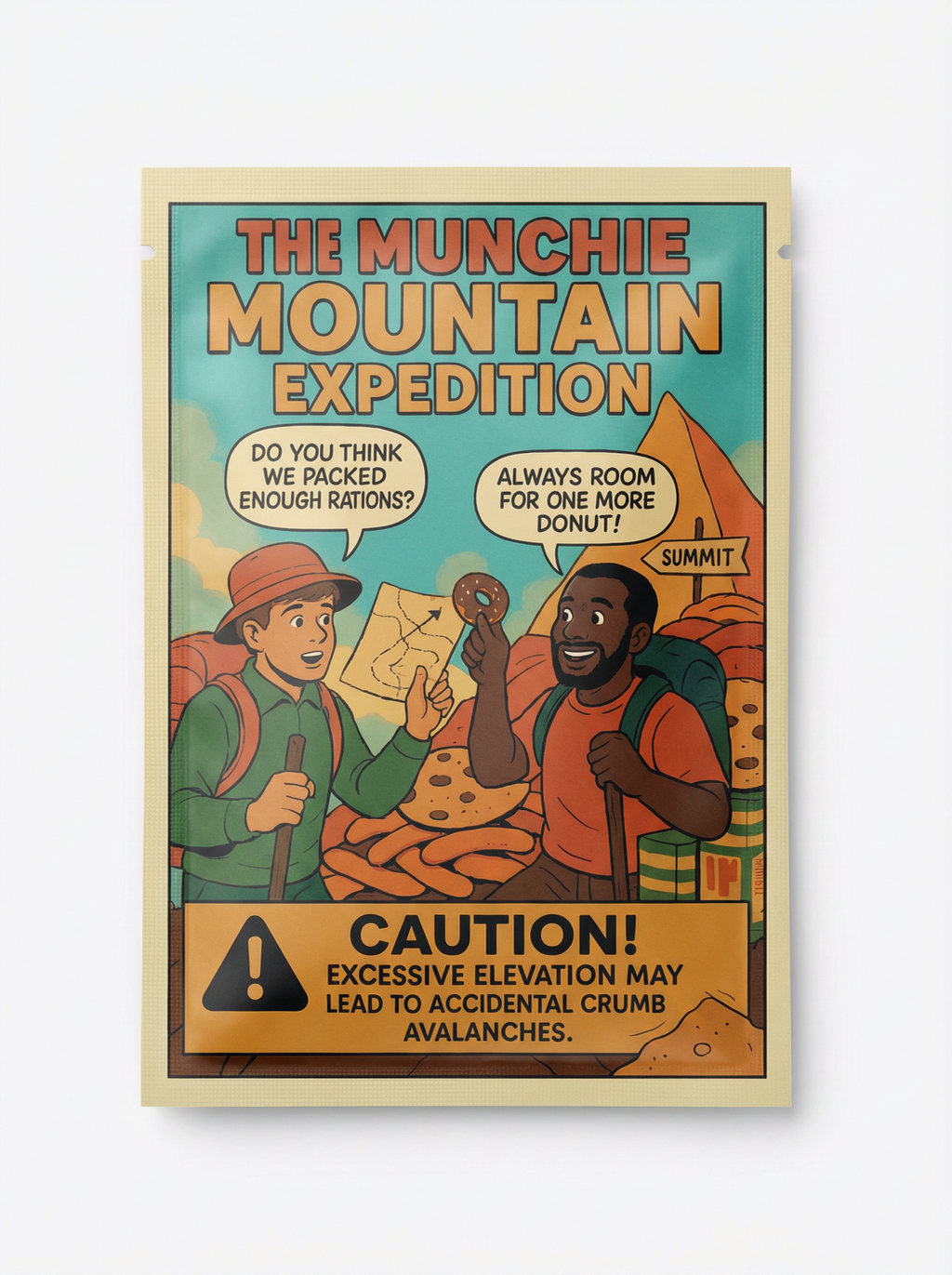 Smell-Proof Mylar Bags 7×10cm – Snack Ops Cartoon Series